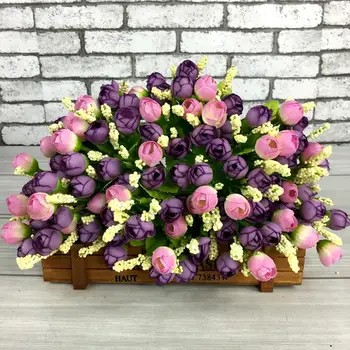 15 cloth Rose Buds Wired Stem Small Artificial Flower Bouquet Card Scrapbooking DIY Craft Home Wedding Decoration
15 cloth Rose Buds Wired Stem Small Artificial Flower Bouquet Card Scrapbooking DIY Craft Home Wedding Decoration