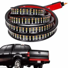 60-Inch Truck Tailgate LED Strip Light Bar Waterproof Triple Row Triple-Color 5-Function With Turn Signal For Truck Pickup Van
60-Inch Truck Tailgate LED Strip Light Bar Waterproof Triple Row Triple-Color 5-Function With Turn Signal For Truck Pickup Van
