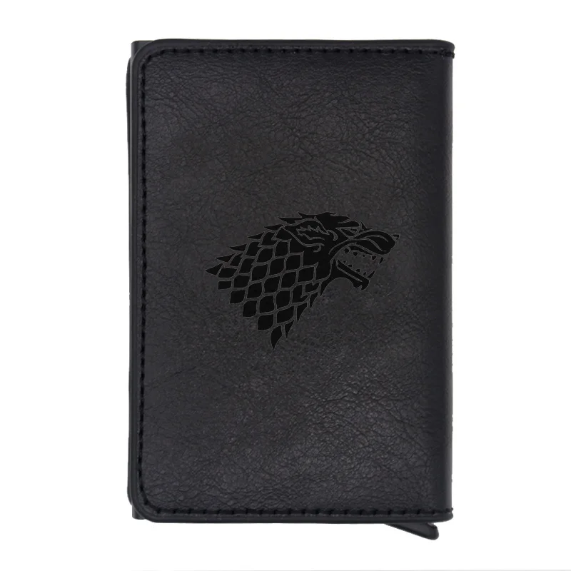 Classic Black Game of Thrones Wolf Rfid Credit Card Holder Anti-Theft Automatic Wallet Card Case Men Mini Leather Male Purse
Classic Black Game of Thrones Wolf Rfid Credit Card Holder Anti-Theft Automatic Wallet Card Case Men Mini Leather Male Purse