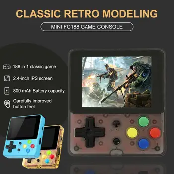Newest Mini Handheld FC188 Handheld 8 Bit Red And White Handheld 188 Game Retro 2.4 Inch Handheld Game Console
Newest Mini Handheld FC188 Handheld 8 Bit Red And White Handheld 188 Game Retro 2.4 Inch Handheld Game Console