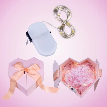 Light Up Gift Box Short CR2032 battery fairy lights mini copper wire string lights for Present Box Decor (Battery Included)
Light Up Gift Box Short CR2032 battery fairy lights mini copper wire string lights for Present Box Decor (Battery Included)