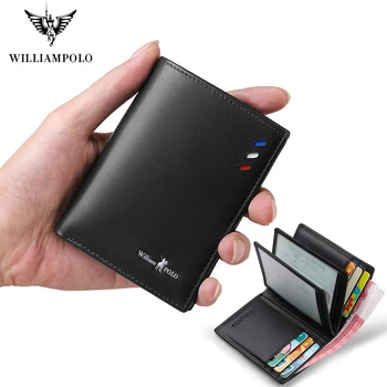 WILLIAMPOLO Men's Wallet Genuine Leather Soft Elegant Credit Card Holder Purse High Capacity 
WILLIAMPOLO Men's Wallet Genuine Leather Soft Elegant Credit Card Holder Purse High Capacity