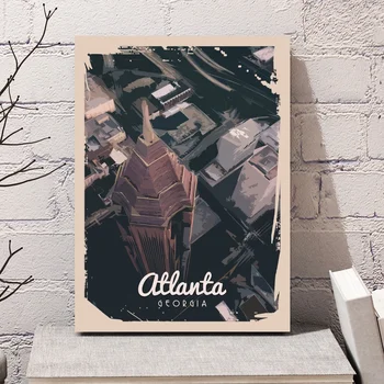 Abstract Nordic Vintage Atlanta City Landscape Art Canvas Poster Home Wall Decor (No Frame)
Abstract Nordic Vintage Atlanta City Landscape Art Canvas Poster Home Wall Decor (No Frame)