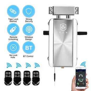 Intelligent BT Invisible Anti-theft Security Home Door Lock Remote Control Smart Automatic Induction Lock Keyless APP Control
Intelligent BT Invisible Anti-theft Security Home Door Lock Remote Control Smart Automatic Induction Lock Keyless APP Control