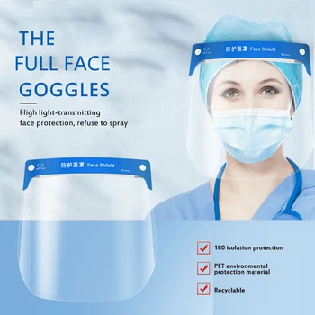 Transparent Anti Droplet Dust-proof Protect Full Face Covering Mask Safety Protection Visor Shield Stop The Flying Spit
Transparent Anti Droplet Dust-proof Protect Full Face Covering Mask Safety Protection Visor Shield Stop The Flying Spit