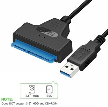 USB 3.0 to 2.5" SATA III Hard Drive Adapter Cable/up to 6 Gbps support 2.5 inch external hard drive HDD SSD 22 Pin Sata III Cabl
USB 3.0 to 2.5" SATA III Hard Drive Adapter Cable/up to 6 Gbps support 2.5 inch external hard drive HDD SSD 22 Pin Sata III Cabl