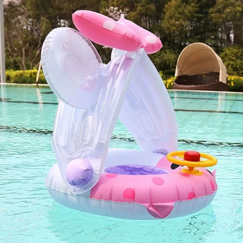 Baby Swimming Ring with Sunshade Pool Float Inflatable Swimming Circle Floating Kids Child Seat Swimming Pool Toys Summer Party
Baby Swimming Ring with Sunshade Pool Float Inflatable Swimming Circle Floating Kids Child Seat Swimming Pool Toys Summer Party