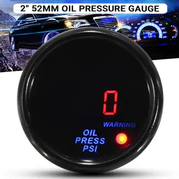 2 Inch 52mm 12V Oil Pressure Gauge Car Universal Meter 0-140 PSI Red Digital LED Readout Display Black Face with Sensor
2 Inch 52mm 12V Oil Pressure Gauge Car Universal Meter 0-140 PSI Red Digital LED Readout Display Black Face with Sensor