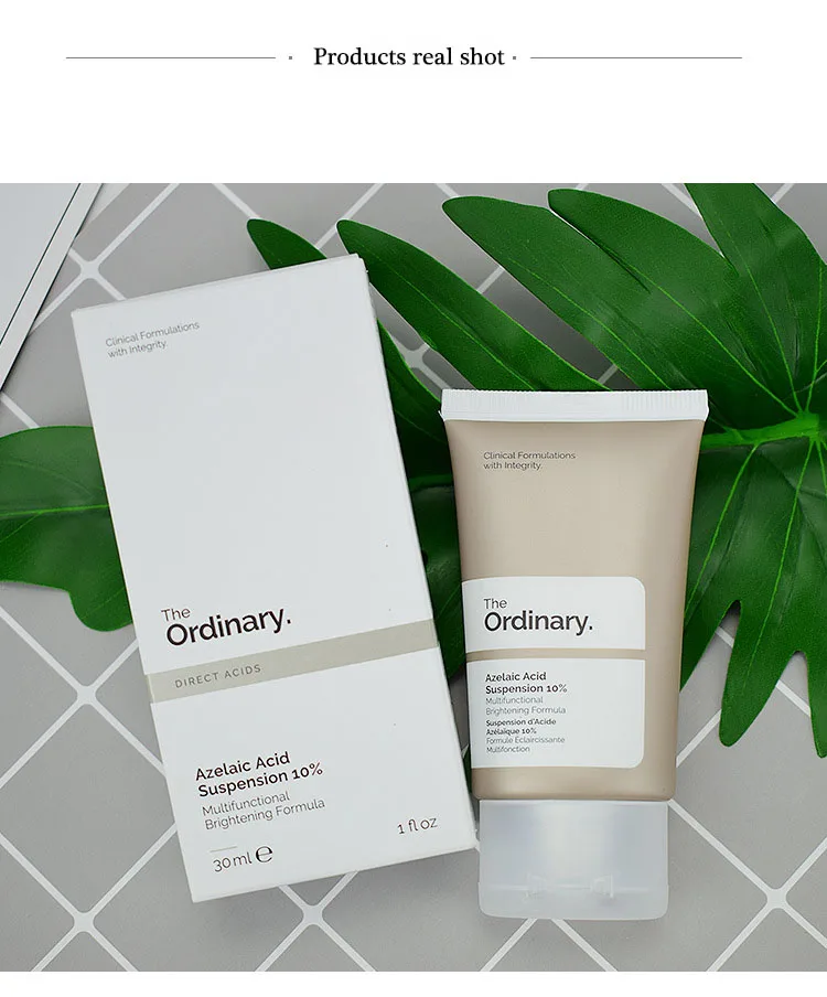 The Ordinary Azelaic Acid Cream Oil Control Fade Acne Marks Smooth and Brighten Complexion Essence Multiple Whitening Face Care
The Ordinary Azelaic Acid Cream Oil Control Fade Acne Marks Smooth and Brighten Complexion Essence Multiple Whitening Face Care
