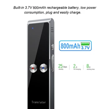 Portable T8 Smart Voice Speech Translator Two-Way Real Time 40+ Multi-Language Translation For Learning Travelling Business Meet
Portable T8 Smart Voice Speech Translator Two-Way Real Time 40+ Multi-Language Translation For Learning Travelling Business Meet