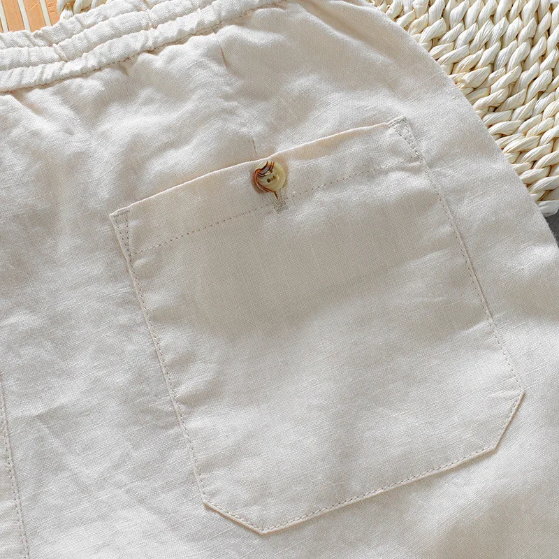 2018 New Style Elastic Waist Beach Flax Casual Trousers Men Straight-Cut Thin Cotton Linen MEN'S Trousers
2018 New Style Elastic Waist Beach Flax Casual Trousers Men Straight-Cut Thin Cotton Linen MEN'S Trousers