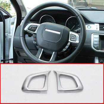 ABS Chrome Steering Wheel Button Frame Cover Trim For Land Rover Range Rover Evoque 2011-2017 Accessories Car Styling
ABS Chrome Steering Wheel Button Frame Cover Trim For Land Rover Range Rover Evoque 2011-2017 Accessories Car Styling