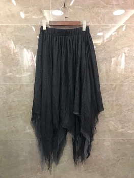 2020 Spring and Summer New Women's Elastic Waist Mesh Stitching Decorations Irregular All-match Skirt 625
2020 Spring and Summer New Women's Elastic Waist Mesh Stitching Decorations Irregular All-match Skirt 625