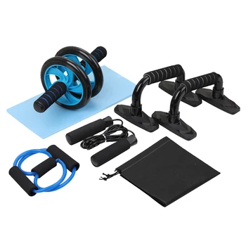 5 In 1 Jump Rope Gym Spring Exerciser For Home Body Building Push-Up Bar No Noise Muscle Strength AB Wheel Roller Kit Knee Pad
5 In 1 Jump Rope Gym Spring Exerciser For Home Body Building Push-Up Bar No Noise Muscle Strength AB Wheel Roller Kit Knee Pad