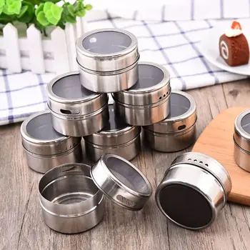 9 Pcs Magnetic Spice Jars With Wall Mounted Rack Stainless Steel Spice Tins Spice Seasoning Containers With Spice Label Tins
9 Pcs Magnetic Spice Jars With Wall Mounted Rack Stainless Steel Spice Tins Spice Seasoning Containers With Spice Label Tins