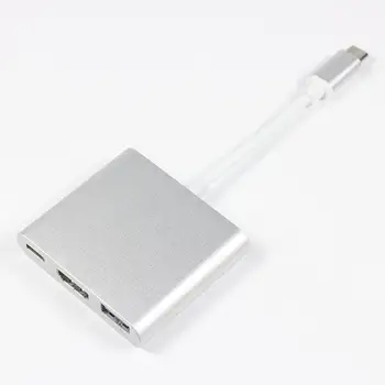 USB-C To HDMI 3 in 1 Cable Converter For Apple Macbook USB 3.1 Thunderbolt 3 Type C Switch To HDMI 4K Hub Adapter Cable 1080P
USB-C To HDMI 3 in 1 Cable Converter For Apple Macbook USB 3.1 Thunderbolt 3 Type C Switch To HDMI 4K Hub Adapter Cable 1080P