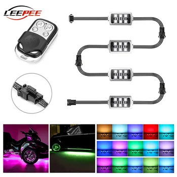LEEPEE 6 RGB 36 LEDs Car LED Light Accessories Universal Auto Motorcycle Intellgient Brake Lights Rear Tail Light Remote Control
LEEPEE 6 RGB 36 LEDs Car LED Light Accessories Universal Auto Motorcycle Intellgient Brake Lights Rear Tail Light Remote Control