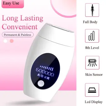 600000 Flash Professional Permanent Laser Epilator LCD Display Laser IPL Hair Removal Machine Women Mini Painless Epilator
600000 Flash Professional Permanent Laser Epilator LCD Display Laser IPL Hair Removal Machine Women Mini Painless Epilator