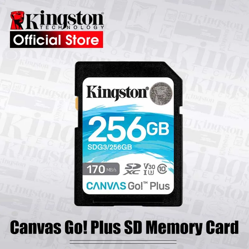 Kingston SD Card 128GB 64GB 32GB flash memory card 256gb Class10 uhs-i U3 4K 512gb cartao de memoria for SLR cameras drones
Kingston SD Card 128GB 64GB 32GB flash memory card 256gb Class10 uhs-i U3 4K 512gb cartao de memoria for SLR cameras drones