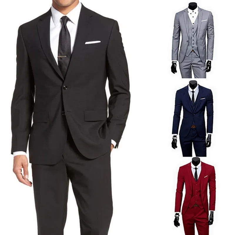 WENYUJH 3Pcs/Set Luxury Plus Size Men Suit Set Formal Blazer+Vest+Pants Suits Sets Asian Size Wedding Office Business Suit Set
WENYUJH 3Pcs/Set Luxury Plus Size Men Suit Set Formal Blazer+Vest+Pants Suits Sets Asian Size Wedding Office Business Suit Set