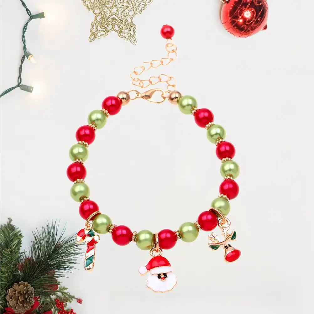 bracelet christmas santa design jewelry decor alloy elk bracelet