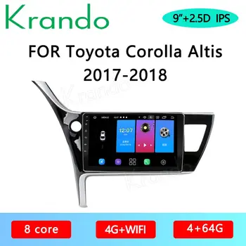 Krando Android 10.0 9" for Toyota Corolla Altis 2017-2018 car radio player gps navigation multimedia system
Krando Android 10.0 9" for Toyota Corolla Altis 2017-2018 car radio player gps navigation multimedia system