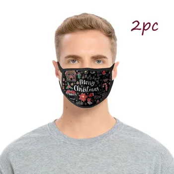 Adults Washable Christmas Expression 2PC Prints Mask Face Mask Mouth Mask Cloth Mouth Mask Washable Reuseable Mouth Cover mondma
Adults Washable Christmas Expression 2PC Prints Mask Face Mask Mouth Mask Cloth Mouth Mask Washable Reuseable Mouth Cover mondma