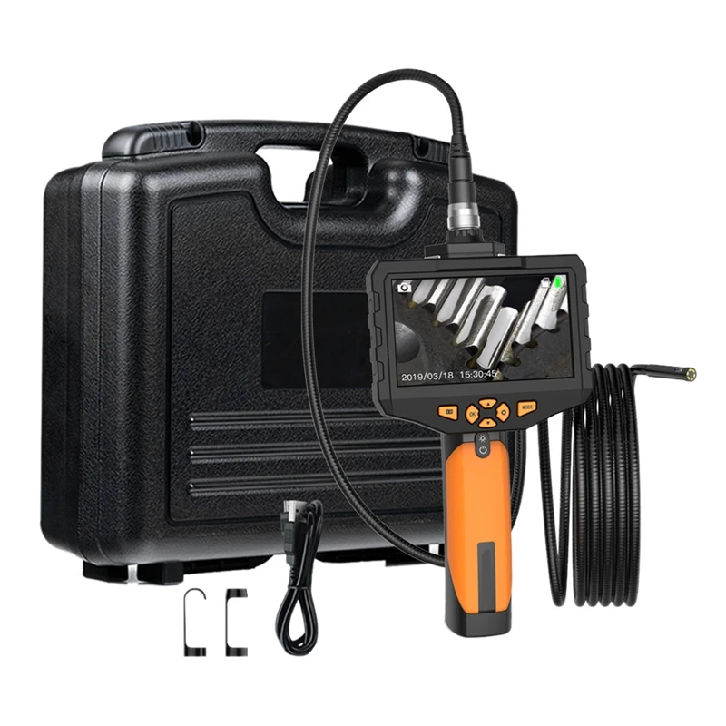 4.5Inch Industrial Endoscope Borescope 14.5mm Mini Lens Auto Focus Inspection Camera with 3M Semi-Rigid Tube LED Light
4.5Inch Industrial Endoscope Borescope 14.5mm Mini Lens Auto Focus Inspection Camera with 3M Semi-Rigid Tube LED Light