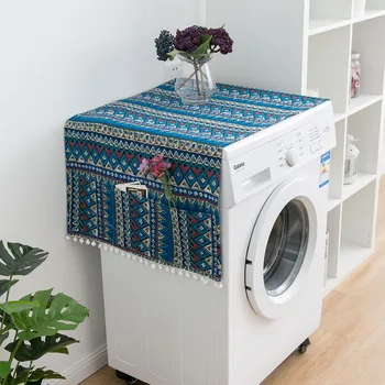 National Style Blue Bohemian Geometry Refrigerator Cover Single Door Dust Cover for Refrigerator Roller Washing Machine Cover To
National Style Blue Bohemian Geometry Refrigerator Cover Single Door Dust Cover for Refrigerator Roller Washing Machine Cover To