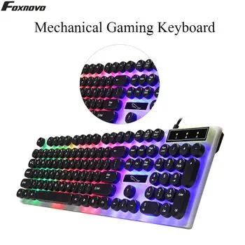 Gaming Keyboard USB Glowing Computer Wired Keyboard Creative Round Key Keyboard pc Gaming Mechanical Keyboard For PC Laptop
Gaming Keyboard USB Glowing Computer Wired Keyboard Creative Round Key Keyboard pc Gaming Mechanical Keyboard For PC Laptop