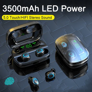 S11 TWS Wireless Earphones Waterproof 6D Stereo Headsets Bluetooth 5.0 Touch Control Earbuds 300mAh Powerbank Headset With Mic 
S11 TWS Wireless Earphones Waterproof 6D Stereo Headsets Bluetooth 5.0 Touch Control Earbuds 300mAh Powerbank Headset With Mic