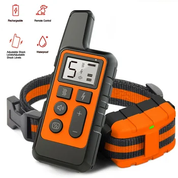 500M Electric Dog Training Collar Remote Control Electric Shock Vibration Sound Collar Waterproof Rechargeable with LCD Display
500M Electric Dog Training Collar Remote Control Electric Shock Vibration Sound Collar Waterproof Rechargeable with LCD Display