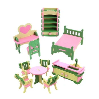 FBIL-2 Set Baby Wooden Dollhouse Furniture Dolls House Miniature Child Play Toys Gifts, 1 Set 6 Pcs & 1 Set 4Pcs
FBIL-2 Set Baby Wooden Dollhouse Furniture Dolls House Miniature Child Play Toys Gifts, 1 Set 6 Pcs & 1 Set 4Pcs