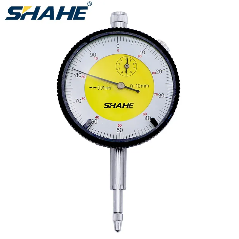 SHAHE 0.01mm 0-10mm Dial Indicator Gauge Meter precision dial indicator Resolution Measurement Instrument Dial Indicator Gauge
SHAHE 0.01mm 0-10mm Dial Indicator Gauge Meter precision dial indicator Resolution Measurement Instrument Dial Indicator Gauge
