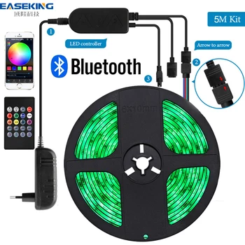 LED Strip Light RGB 5050 Music Sync LED Light Strip Waterproof 12v Bluetooth 20Key Control RGB Tape Backlight Ribbon led lights
LED Strip Light RGB 5050 Music Sync LED Light Strip Waterproof 12v Bluetooth 20Key Control RGB Tape Backlight Ribbon led lights