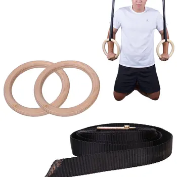 Gymnastic Ring 2018 Wooden Fitness Rings Rings Rings Exercise Gym Strength Training Gymnastics Sport Crossfit Muscle
Gymnastic Ring 2018 Wooden Fitness Rings Rings Rings Exercise Gym Strength Training Gymnastics Sport Crossfit Muscle