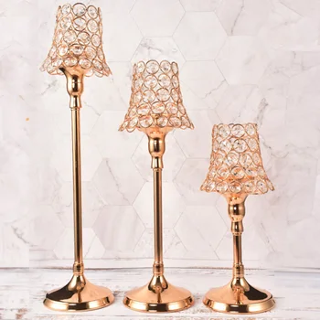 Crystal Tealight Candle Holders Metal Glass Candlesticks Stand Wedding Decoration Table Centerpieces Home Party Candlestick
Crystal Tealight Candle Holders Metal Glass Candlesticks Stand Wedding Decoration Table Centerpieces Home Party Candlestick