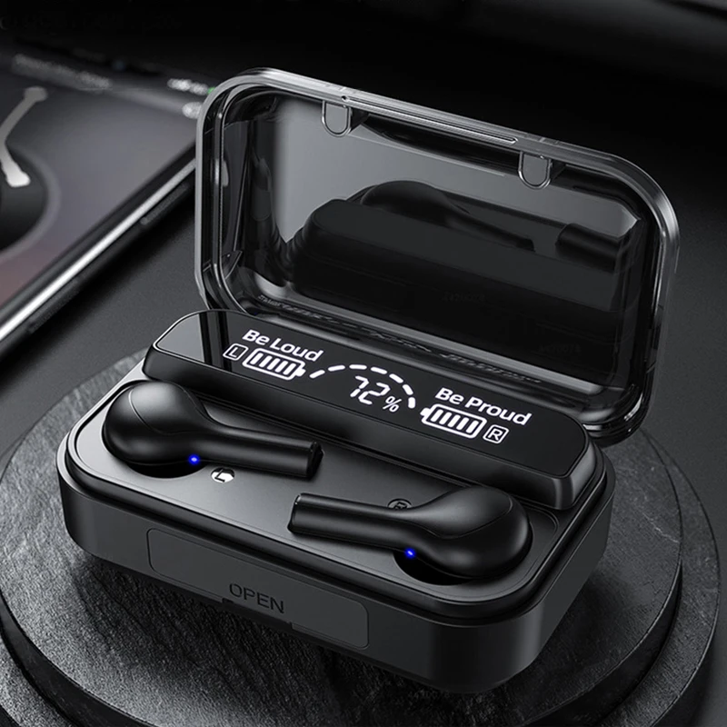 TWS 5.0 Wireless Bluetooth Earphones Sports Waterproof Noise Reduction Headset Digital Display Earbuds Headsets For Smartphone
TWS 5.0 Wireless Bluetooth Earphones Sports Waterproof Noise Reduction Headset Digital Display Earbuds Headsets For Smartphone
