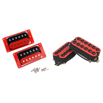 2Pcs Metal Pickups Double Coil Bridge Neck Humbucker Pickups & 1Pcs Humbucker Double Coil Pickups Neck Bridge 
2Pcs Metal Pickups Double Coil Bridge Neck Humbucker Pickups & 1Pcs Humbucker Double Coil Pickups Neck Bridge