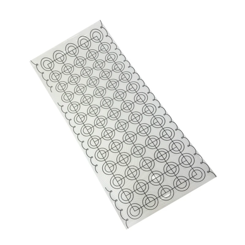 New Silicone Dough Mat Bakeware 26X60Cm Macaron 65 Circles Pastry Oven Pasta Tool Baking Sheet Tray Liner Cake Pad | Дом и сад