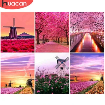 HUACAN Oil Painting By Numbers Flowers Drawing On Canvas Coloring By Number Windmill Hand Painted Paintings Scenery Home Decor
HUACAN Oil Painting By Numbers Flowers Drawing On Canvas Coloring By Number Windmill Hand Painted Paintings Scenery Home Decor