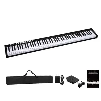 88 Keys Digital Home Piano Built-In Dual Speakers,Black
88 Keys Digital Home Piano Built-In Dual Speakers,Black