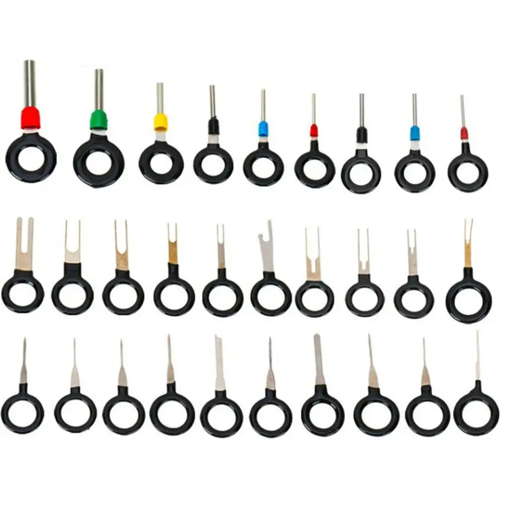 29 Pieces Of Car Wire Terminal Removal Key Tool Crimp Connector Extractor Puller Pin Stainless Steel Car Terminal Removal Tools
29 Pieces Of Car Wire Terminal Removal Key Tool Crimp Connector Extractor Puller Pin Stainless Steel Car Terminal Removal Tools
