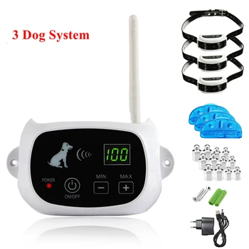 Wireless Electric Dog Pet Fence Containment System Transmitter Collar Waterproof Dog Training Collar Rechargeable AC110-240V
Wireless Electric Dog Pet Fence Containment System Transmitter Collar Waterproof Dog Training Collar Rechargeable AC110-240V