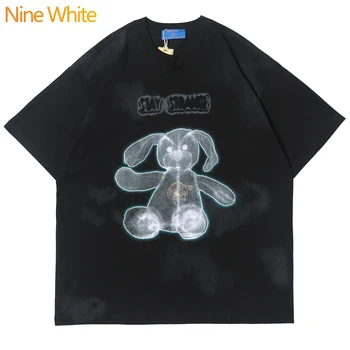 Spring and summer dark make old splash ink perspective bear print round neck loose short sleeve men dirty bear couple T-shirt
Spring and summer dark make old splash ink perspective bear print round neck loose short sleeve men dirty bear couple T-shirt