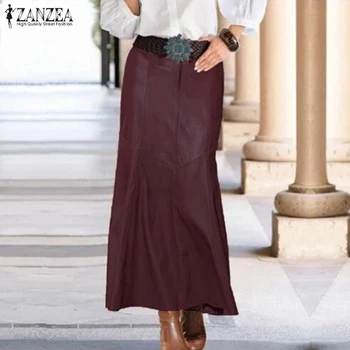 ZANZEA 2020 Autumn Mermaid Skirts Women Sexy PU Leather Skirt Casual High Waist Office Skirt Midi Pencil Skirt Jupe Vestido 3XL
ZANZEA 2020 Autumn Mermaid Skirts Women Sexy PU Leather Skirt Casual High Waist Office Skirt Midi Pencil Skirt Jupe Vestido 3XL