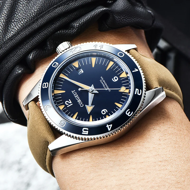 Corgeut 41mm Luxury Brand Military Mechanical 007 Watch Men Automatic Sport Design Clock Leather Mechanical Wrist Watches
Corgeut 41mm Luxury Brand Military Mechanical 007 Watch Men Automatic Sport Design Clock Leather Mechanical Wrist Watches