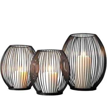 European style simple retro wrought iron lantern candle holder romantic home hotel decoration ornaments
European style simple retro wrought iron lantern candle holder romantic home hotel decoration ornaments