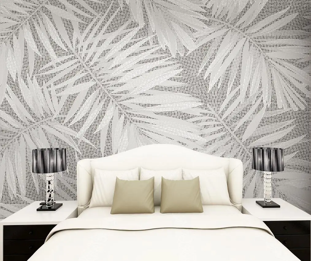 Custom wallpaper Gray Tropical Plant Leaf TV Background Wall Painting Home Decor Living Room Bedroom Leaf mural 3d Wallpaper
Custom wallpaper Gray Tropical Plant Leaf TV Background Wall Painting Home Decor Living Room Bedroom Leaf mural 3d Wallpaper