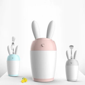 300ml Air Humidifier Water Diffuser Mini Lovely Rabbit Ultrasonic Cool Mist Maker Fogger with Colorful Lamp 3 in 1 Humidificador
300ml Air Humidifier Water Diffuser Mini Lovely Rabbit Ultrasonic Cool Mist Maker Fogger with Colorful Lamp 3 in 1 Humidificador
